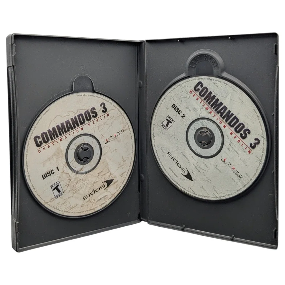 Commandos 3 Destination Berlin & Sniper Art of‎ Victory PC Games - Complete